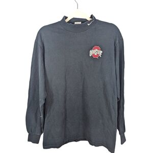Vintage Nike team sports Ohio State University buckeyes mockneck shirt M